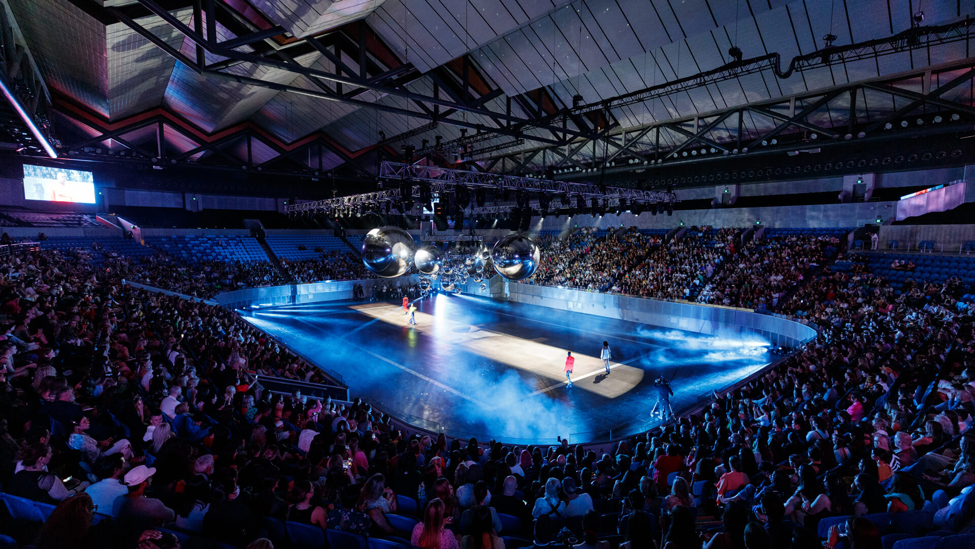 Margaret Court Arena turns runway for Melbourne Fashion Festival