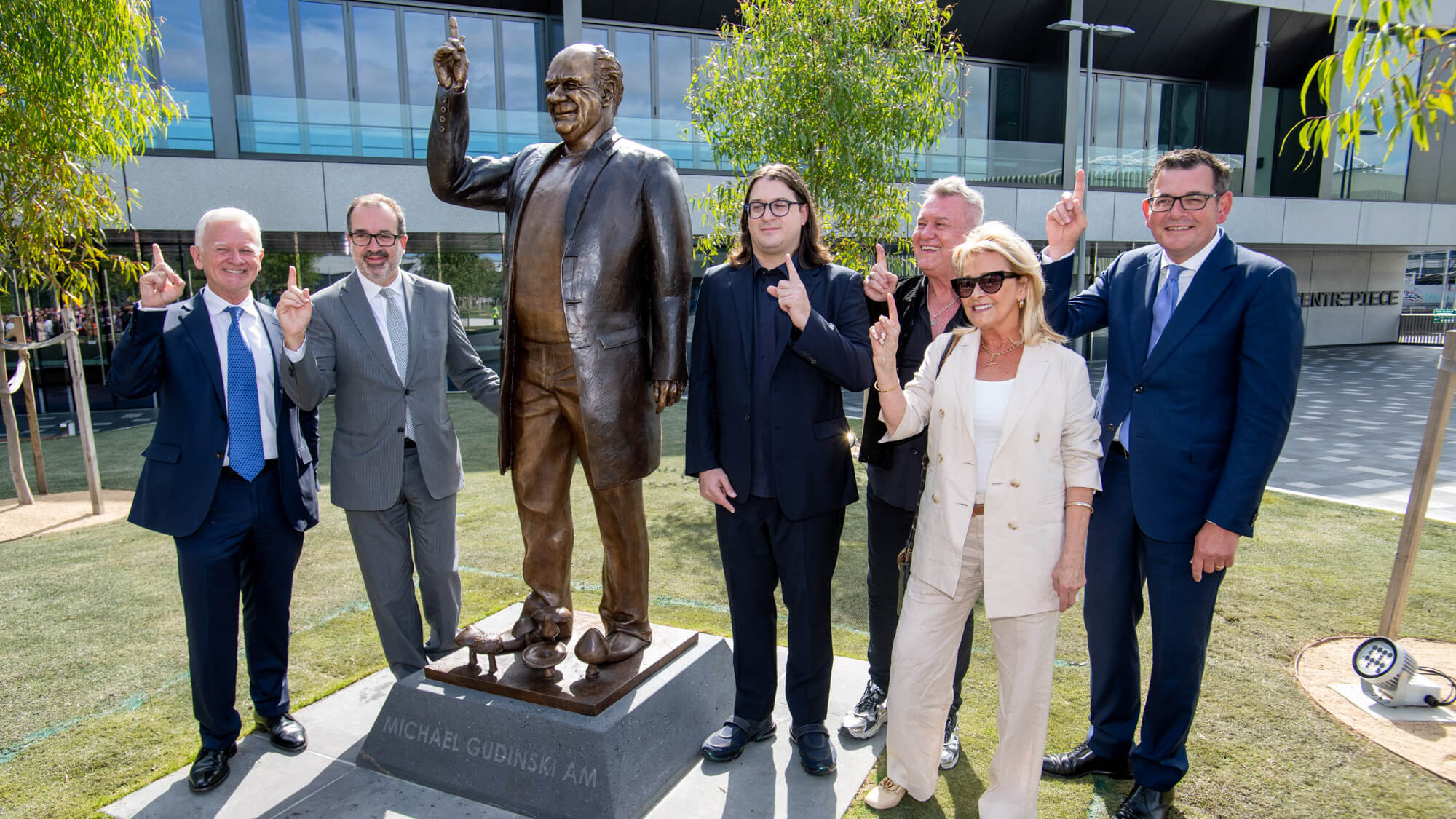 Michael Gudinski AM immortalised in bronze